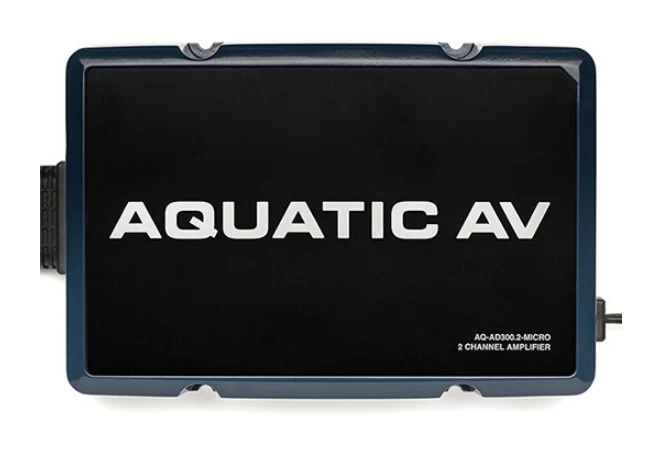 Aquatic AV 300 Watt 2-Channel Amplifier For Harley Touring 1998-2023 2 Aquatic AV 300 Watt 2-Channel Amplifier For Harley Touring 1998-2023 - Image 2
