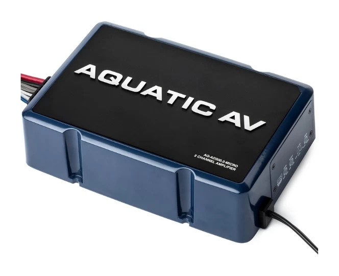 Aquatic AV 300 Watt 2-Channel Amplifier For Harley Touring 1998-2023 1 Aquatic AV 300 Watt 2-Channel Amplifier For Harley Touring 1998-2023