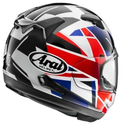 Arai Signet-X UK Flag Helmet -Icon Store arai signet xuk flag helmet black red blue 1