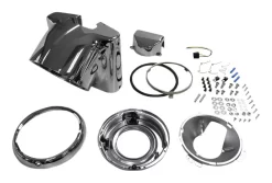 Drag Specialties 7" Headlight Nacelle Kit For Harley Softail 1986-2017 -Icon Store drag specialties7 headlight nacelle kit for harley softail19862017 2