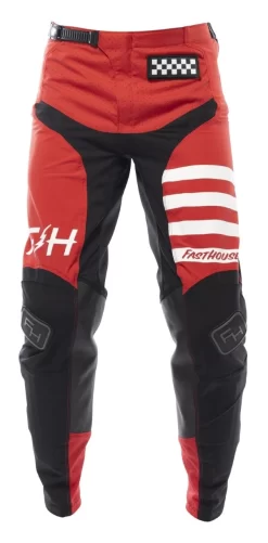 Fasthouse Elrod Pants -Icon Store fasthouse elrod pants red black 1