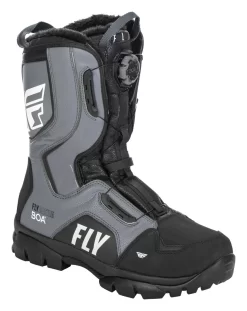 Fly Racing Snow Marker BOA Boots 8 Fly Racing Snow Marker BOA Boots -Icon Store fly racing snow marker boa boots black grey