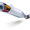 FMF Q4 HEX S/A Slip-On Exhaust Yamaha YZ450F / FX / WR450F 2018-2023 Stainless Steel/Aluminum/Stainless Steel [Blemished - Very Good]