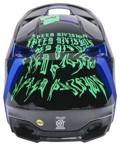 Fox Racing V1 Peril Helmet -Icon Store fox racing v1 peril helmet blue 3