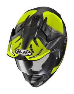 HJC DS-X1 Synergy Helmet -Icon Store hjcdsx1 synergy helmet black hi viz 2