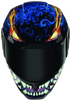 Icon Airframe Pro Soul Food Helmet -Icon Store icon airframe pro soul food helmet blue 3 scaled