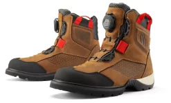Icon Stormhawk WP Boots -Icon Store icon stormhawk waterproof boots brown