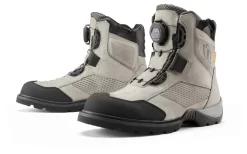 Icon Stormhawk WP Boots -Icon Store icon stormhawk waterproof boots grey scaled