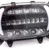 Letric Lighting Co. Sharktooth LED Headlamp W/ Switchback Turn Signals For Harley Road Glide 2015-2023