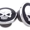 Milwaukee Twins Skull Gas Cap Set For Harley Softail 1996-1999