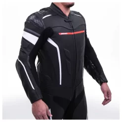 Sedici Chicane One-Piece Race Suit -Icon Store sedici chicane one piece race suit black white 3