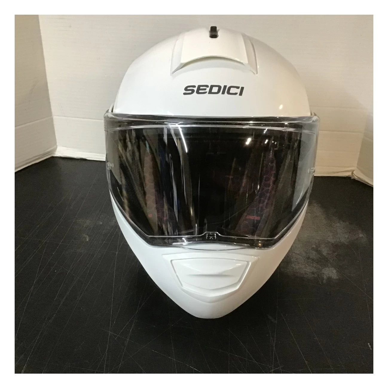Sedici Sistema II Parlare Bluetooth Helmet White / MD [Blemished - Very Good] - Image 10