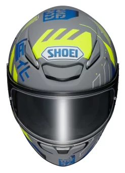 Shoei RF-1400 Accolade Helmet -Icon Store shoei rf1400 accolade helmet grey blue yellow 2