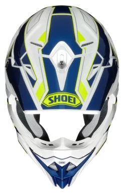 Shoei VFX-EVO Allegiant Helmet -Icon Store shoei vfxevo allegiant helmet white blue yellow 1
