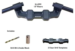 Woodcraft Universal Clip-On Risers W/ Adapter Plate -Icon Store woodcraft universal clip on risersw adapter plate 4